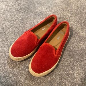 Clarks Red Espadrille